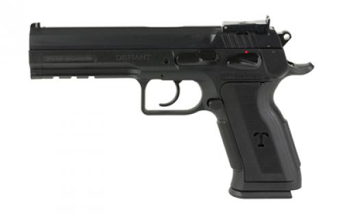 Tanfoglio Stock III Polymer, Semi-automatic, Single Action Only, Polymer Frame Pistol, 9MM, 4.75 Barrel, Matte Finish, Black, Thumb Safety, Adjustable Sights, 17 Rounds TF-STOCK3P-9
