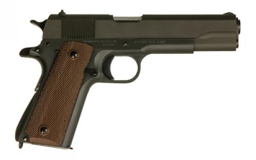Inland 1911A1 Government Model, Single Action, 45 ACP, 5" Barrel, Steel Frame, Parkerized Finish, 7Rd, Fixed Sights ILM1911