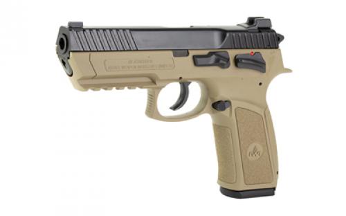 IWI US, Inc Jericho 941 Enhanced, Double Action/Single Action, Semi-automatic, Polymer Frame Pistol, Full Size, 9MM, 4.4" Barrel, Flat Dark Earth, Novak Sights, 17 Rounds, 2 Magazines J941PL9FD-II