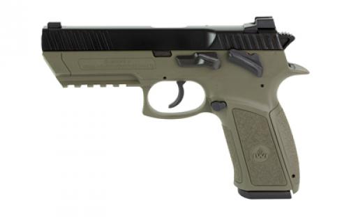 IWI US, Inc Jericho 941 Enhanced, Double Action/Single Action, Semi-automatic, Polymer Frame Pistol, Full Size, 9MM, 4.4 Barrel, OD Green, Novak Sights, 17 Rounds, 2 Magazines J941PL9OD-II