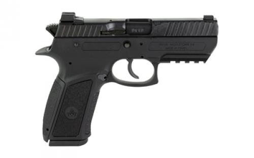 IWI US, Inc Jericho 941 Enhanced, Double Action/Single Action, Semi-automatic, Polymer Frame Pistol, Mid-Size, 9MM, 3.8" Barrel, Matte Finish, Black, Novak Sights, Thumb Safety, 17 Rounds, 2 Magazines J941PSL9-II