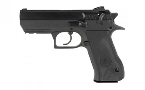 IWI US, Inc Jericho 941, Double Action/Single Action, Semi-automatic, Metal Frame Pistol, Mid-Size, 9MM, 3.8 Barrel, Steel, Black, Synthetic Grips, Adjustable Sights, Decocker, 16 Rounds, 2 Magazines J941RS9