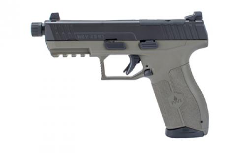 IWI US, Inc Masada Optics Ready, Striker Fired, Semi-automatic, Polymer Frame Pistol, Full Size, 9MM, 4.6 Barrel, Threaded Barrel, Matte Finish, OD Green, 3 Dot Sights, 17 Rounds, 2 Magazines M9ORP17TOD