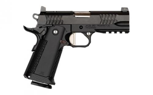 Jacob Grey TWC 9, Semi-automatic, 1911, Metal Frame Pistol, Commander Size, 9MM, 4.25" Bull Barrel, Aluminum Frame, Anodized Finish, Black, Optics Ready Slide, XS Front Night Sight, Manual Safety, 17 Rounds, 2 Magazines TWC9425
