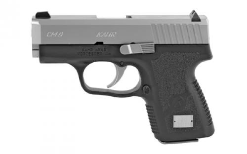 Kahr Arms CM9, Striker Fired, Semi-automatic, Polymer Frame Pistol, Sub-Compact, 9MM, 3 Barrel, Matte Finish, Silver, Fixed Sights, 6 Rounds, 1 Magazine CM9093