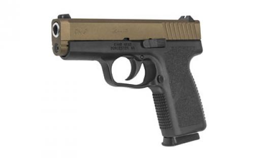 Kahr Arms CW9, Striker Fired, Semi-automatic, Polymer Frame Pistol, Compact, 9MM, 3.6" Barrel, Cerakote Finish, Burnt Bronze, Fixed Sights, 7 Rounds, 1 Magazine CW9093BB