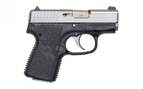 Kahr Arms P380, Striker Fired, Semi-automatic, Polymer Frame Pistol, Compact, 380 ACP, 2.53" Barrel, Matte Finish, Silver, Night Sights, 6 Rounds, Loaded Chamber Indicator, 2 Magazines KP38233N