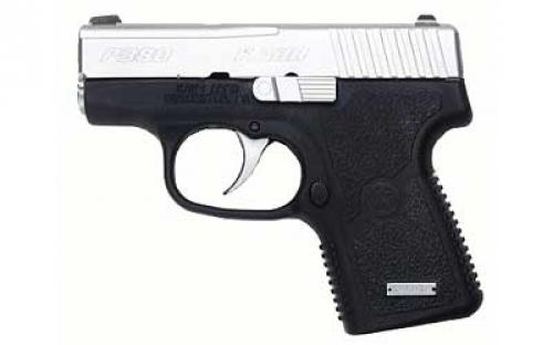 Kahr Arms P380, Striker Fired, Semi-automatic, Polymer Frame Pistol, Sub-Compact, 380 ACP, 2.53 Barrel, Blackened Stainless Finish, Night Sights, 2 Magazines, (1)-6 Round and (1)-7 Round KP38233
