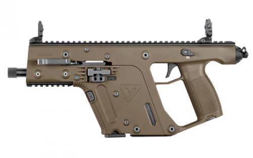 KRISS USA, Inc VECTOR SDP, Gen II, Pistol, Semi-automatic, 45 ACP, 5.5 Barrel, Threaded Barrel, Polymer, Black, Flip Up Sights, 30 Rounds, 1 Magazine, Quick Detach Sling Swivel KV45-PBL20