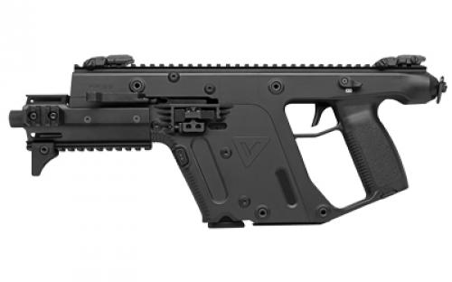 KRISS USA, Inc Vector G2 SDP-E, Pistol, Semi-automatic, 45 ACP, 6.5 Barrel, Threaded Barrel, Polymer, Black, Folding Sights, 30 Rounds, KRISS Recoil Mitigation System, 1 Magazine, Mini Handguard, Thread Protector, BLEM (Damaged Packaging) KV45-PBL30