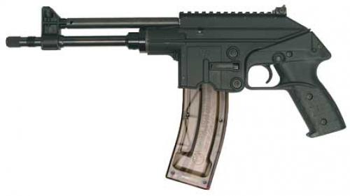 Kel-Tec PLR-22, Pistol, Semi-automatic, 22LR, 10.5 Barrel, Polymer, Black, Adjustable Sights, 26 Rounds, 1 Magazine PLR22BLK