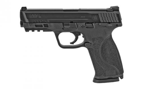 Smith & Wesson Law Enf M&P M2.0, Striker Fired, Semi-automatic, Polymer Frame Pistol, Full Size, 40 S&W, 4.25 Barrel, Armornite Finish, Black, Aggressive Grip Texture, Night Sights, Thumb Safety, 15 Rounds, 3 Magazines 11647