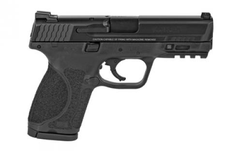 Smith & Wesson Law Enf M&P M2.0 Compact, Striker Fired, Semi-automatic, Polymer Frame Pistol, Compact, 40 S&W, 4" Barrel, Armornite Finish, Black, Aggressive Grip Texture, 3 Dot Sights, 13 Rounds, 3 Magazines 12098