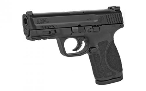 Smith & Wesson Law Enf M&P M2.0 Compact, Striker Fired, Semi-automatic, Polymer Frame Pistol, Compact, 40 S&W, 4" Barrel, Armornite Finish, Black, Aggressive Grip Texture, 3 Dot Sights, 13 Rounds, 3 Magazines 12098