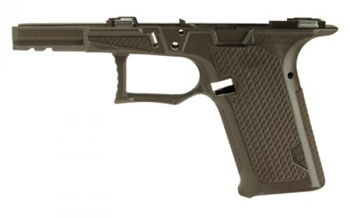 Lone Wolf Distributors Dusk19 Textured Frame, Bare, Striker Fired, Semi-automatic, Compact, Fits 3rd and 4th Generation Glock 19 Slides, Matte Finish, Brown, Integral Locking System LONELWD-CCS-BARE-BRN
