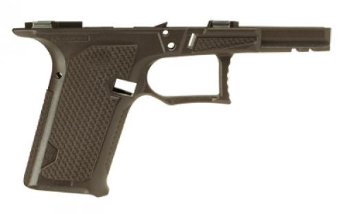 Lone Wolf Distributors Dusk19 Textured Frame, Bare, Striker Fired, Semi-automatic, Compact, Fits 3rd and 4th Generation Glock 19 Slides, Matte Finish, Brown, Integral Locking System LONELWD-CCS-BARE-BRN