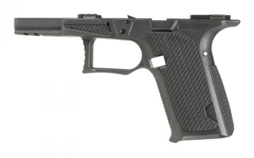 Lone Wolf Distributors Dusk19 Textured Frame, Bare, Striker Fired, Semi-automatic, Compact, Fits 3rd and 4th Generation Glock 19 Slides, Matte Finish, Gray, Integral Locking System LONELWD-CCS-BARE-GRY