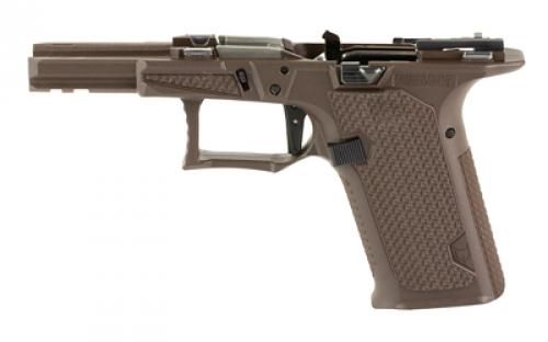 Lone Wolf Distributors Dusk19 Textured Frame, Built, Striker Fired, Semi-automatic, Compact, Fits 3rd and 4th Generation Glock 19 Slides, Matte Finish, Brown, Integral Locking System LONELWD-CCS-BUILT-BRN