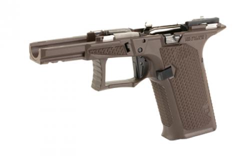 Lone Wolf Distributors Dusk19 Textured Frame, Built, Striker Fired, Semi-automatic, Compact, Fits 3rd and 4th Generation Glock 19 Slides, Matte Finish, Brown, Integral Locking System LONELWD-CCS-BUILT-BRN
