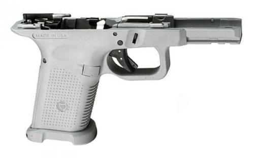 Lone Wolf Distributors Dusk19 Textured Frame, Built, Striker Fired, Semi-automatic, Compact, Fits 3rd and 4th Generation Glock 19 Slides, Matte Finish, Black, Integral Locking System LONELWD-CCS-BUILT-GRY