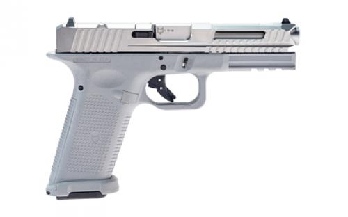 Lone Wolf Distributors LTD17 V2 RMR, Striker Fired, Semi-automatic, Polymer Frame Pistol, Full Size, 9MM, 4" Stainless Barrel, Matte Finish, Silver Slide, Grey Frame, 3 Dot Sights, Optics Ready, Flared Magwell, 17 Rounds, 1 Magazine, Includes Hardcase LWD-LTD17-V2-RMR-GRY