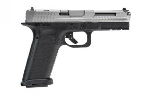 Lone Wolf Distributors LTD17 V2 RMR, Striker Fired, Semi-automatic, Polymer Frame Pistol, Full Size, 9MM, 4" Stainless Barrel, Matte Finish, Silver Slide, Black Frame, 3 Dot Sights, Optics Ready, Flared Magwell, 17 Rounds, 1 Magazine, Includes Hardcase LWD-LTD17-V2-RMR