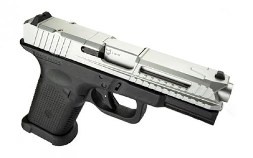 Lone Wolf Distributors LTD19 V2 RMR, Striker Fired, Semi-automatic, Polymer Frame Pistol, Compact, 9MM, 4 Stainless Barrel, Matte Finish, Silver Slide, Black Frame, 3 Dot Sights, Optics Ready, Flared Magwell, 15 Rounds, 1 Magazine, Includes Hardcase LWD-LTD19-V2-RMR