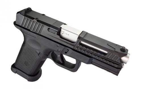 Lone Wolf Distributors LTD19 V2 RMR, Striker Fired, Semi-automatic, Polymer Frame Pistol, Compact, 9MM, 4 Stainless Barrel, Matte Finish, Black, 3 Dot Sights, Optics Ready, Flared Magwell, 15 Rounds, 1 Magazine, Includes Hardcase LWD-LTD19-V2-RMR-BLK