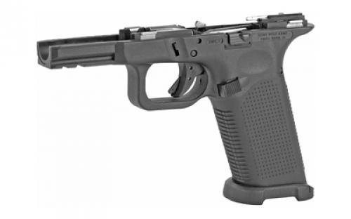 Lone Wolf Distributors Timber Wolf, Built Polymer Pistol Frame, Striker Fired, Semi-automatic, Polymer Frame Pistol, Full Size, 9MM/40 S&W/357 SIG, Black, Integral Locking System, Fits Gen3/Gen4 Glock 19/23/32/38 Slides LWD-TWC1-BUILT