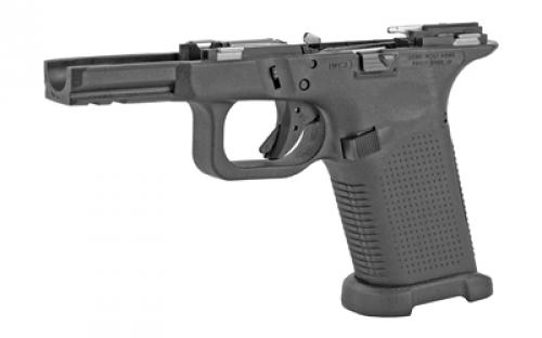 Lone Wolf Distributors Timber Wolf, Built Polymer Pistol Frame, Striker Fired, Semi-automatic, Polymer Frame Pistol, Compact, 9MM/40 S&W/357 SIG, Black, Integral Locking System, Fits Gen3/Gen4 Glock 19/23/32/38 Slides LWD-TWC3-BUILT