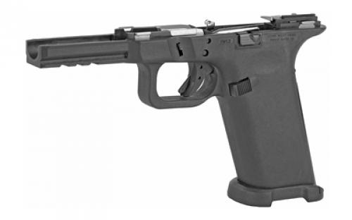 Lone Wolf Distributors Timber Wolf, Built Polymer Pistol Frame, Striker Fired, Semi-automatic, Polymer Frame Pistol, Large Frame w/ No Texture, 45 ACP/10MM, Black, Integral Locking System, Fits Gen3/Gen4 Glock 20/21/40/41 Slides LWD-TWL2-BUILT