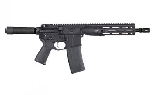 LWRC Direct Impingement Pistol, AR Pistol, Semi-automatic, 223 Remington/556 NATO, 10.5 Barrel, Black, Magpul MOE Plus Pistol Grip, 30 Rounds, MLOK Rail ICDIP5B10ML