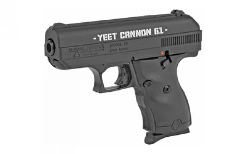 Hi-Point Firearms Model C-9 Yeet Cannon, Striker Fired, Semi-automatic, Polymer Frame Pistol, Compact, 9MM, 3.5" Barrel, Matte Finish, Black, Polymer Grips, 3 Dot Sights, 8 Rounds, 1 Magazine 916G1YC