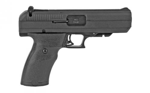 Hi-Point Firearms Model 40SW-P, Striker Fired, Semi-automatic, Polymer Frame Pistol, Full Size, 40 S&W, 4.5" Barrel, Black, Polymer Grips, 3 Dot Sights, 10 Rounds, 1 Magazine 34010
