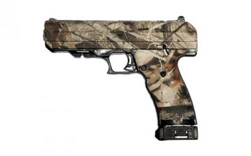 Hi-Point Firearms Model 45ACP, Striker Fired, Semi-automatic, Polymer Frame Pistol, Full Size, 45 ACP, 4.5 Barrel, Woodland Camo, Polymer Grips, 3 Dot Sights, 9 Rounds, 1 Magazine 34510WC