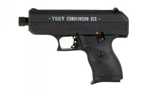 Hi-Point Firearms C-9, Yeet Cannon, Striker Fired, Semi-automatic, Polymer Frame Pistol, Compact, 9MM, 3.5 Threaded Barrel, Matte Finish, Black, 3 Dot Sights, 8 Rounds, 1 Magazine 916G1YCTB