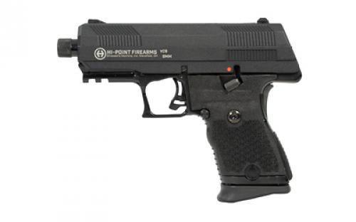 Hi-Point Firearms YC-9, Semi-automatic, Striker Fired, Polymer Framed Pistol, Compact, 9mm, 3.93 Threaded Barrel, Threaded 1/2x28, Matte Finish, Black, 10 Rounds, 1 Magazine YC9