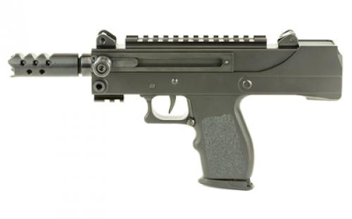 MasterPiece Arms MPA57DMG, Pistol, Semi-automatic, 5.7x28mm, 5 Barrel, Threaded Barrel, Aluminum, Black, Adjustable Sights, 20 Rounds, Side Cocker, Scope Mount MPA57DMG
