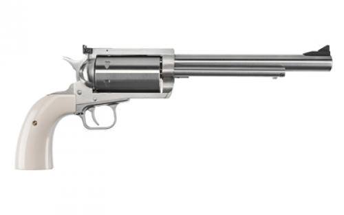 Magnum Research BFR, Single Action, Revolver, Large Frame, 30-30 Winchester, 10" Barrel, Stainless Steel, Silver Bisley Grips, Fixed Front and LPA Rear Adjustable Sights, 6 Rounds BFR30-30B-6