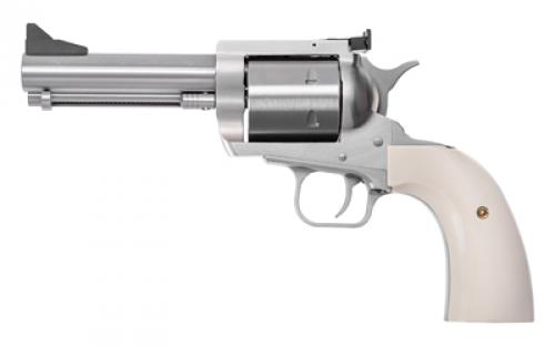 Magnum Research BFR, Revolver, Single Action, 44 Magnum, 5 Barrel, Steel, Stainless Finish, Bisley Grips, 6 Rounds BFR44MAG5B-6