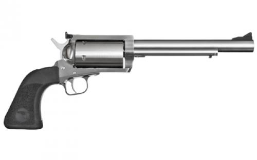 Magnum Research BFR, Single Action, Revolver, Large Frame, 44 Magnum, 7.5" Barrel, Stainless Steel, Silver, Rubber Grips, Fixed Front and LPA Rear Adjustable Sights, 6 Rounds BFR44MAG7-6