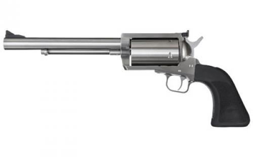 Magnum Research BFR, Single Action, Revolver, Large Frame, 45-70 Government, 7.5 Barrel, Stainless Steel, Silver, Rubber Grips, Fixed Front and LPA Rear Adjustable Sights, 5 Rounds BFR45-707