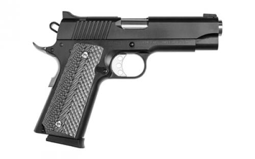Magnum Research 1911C, 1911, Semi-automatic, Metal Frame Pistol, Commander, 45 ACP, 4.33" Barrel, Steel, Black, G10 Grips, Fixed Sights, 8 Rounds, 2 Magazines DE1911C