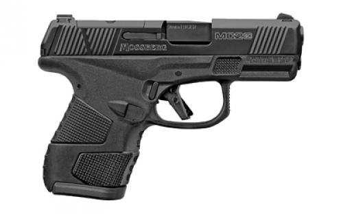 Mossberg MC2sc, Striker Fired, Semi-automatic, Sub-Compact, Polymer Frame Pistol, 9MM, 3.4 Barrel, DLC Finish, Black, 3 Dot Sights, Manual Safety, (1)-11 Round and (1)-14 Round Magazine, Flat Profile Trigger, Optics Ready 89027