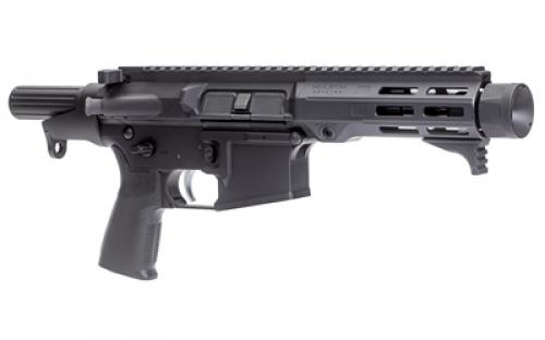 Maxim Defense Industries MD15, Semi-automatic, Pistol, 556NATO, 5.5" Barrel, Anodized Finish, Black, Maxim Defense HATEBRAKE, M-LOK Free Float Handguard, ALG Combat Trigger, Reptilia Grip, 20 Rounds, 1 Magazine MXM-48581