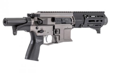 Maxim Defense Industries SPS 505 PDX, Semi-automatic Pistol, AR, 7.62X39, 5.5 Barrel, Anodized Finish, Urban Gray, M-Lok Compatible Handguard, HATEBRAKE Muzzle Brake, ALG Combat Trigger, SCW Pistol System, Manual Safety, 20Rounds, 1 Magazine MXM-50840
