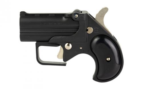 Old West Short Bore, Derringer, 38 Special, 2.75 Barrels, Matte Finish, Black, Synthetic Grips, Black, 2 Rounds, Guardian Package, Trigger Guard SBG38BB