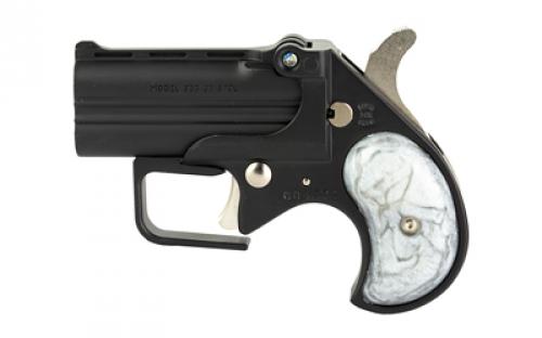 Old West Short Bore, Derringer, 38 Special, 2.75 Barrels, Matte Finish, Black, Pearl Grips, 2 Rounds, Guardian Package, Trigger Guard SBG38BP