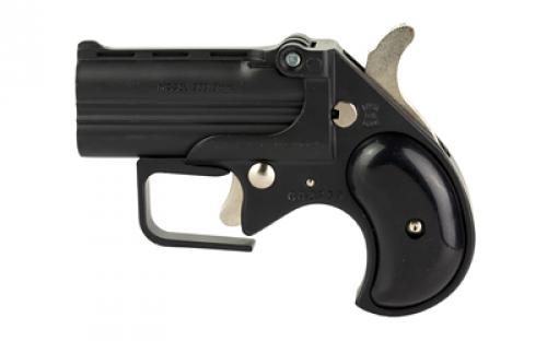 Old West Short Bore, Derringer, 9mm, 2.75 Barrels, Matte Finish, Black, Synthetic Grips, Black, 2 Rounds, Guardian Package, Trigger Guard SBG9BB