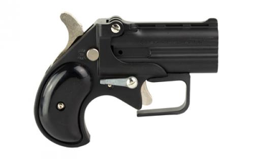Old West Short Bore, Derringer, 9mm, 2.75" Barrels, Matte Finish, Black, Synthetic Grips, Black, 2 Rounds, Guardian Package, Trigger Guard SBG9BB